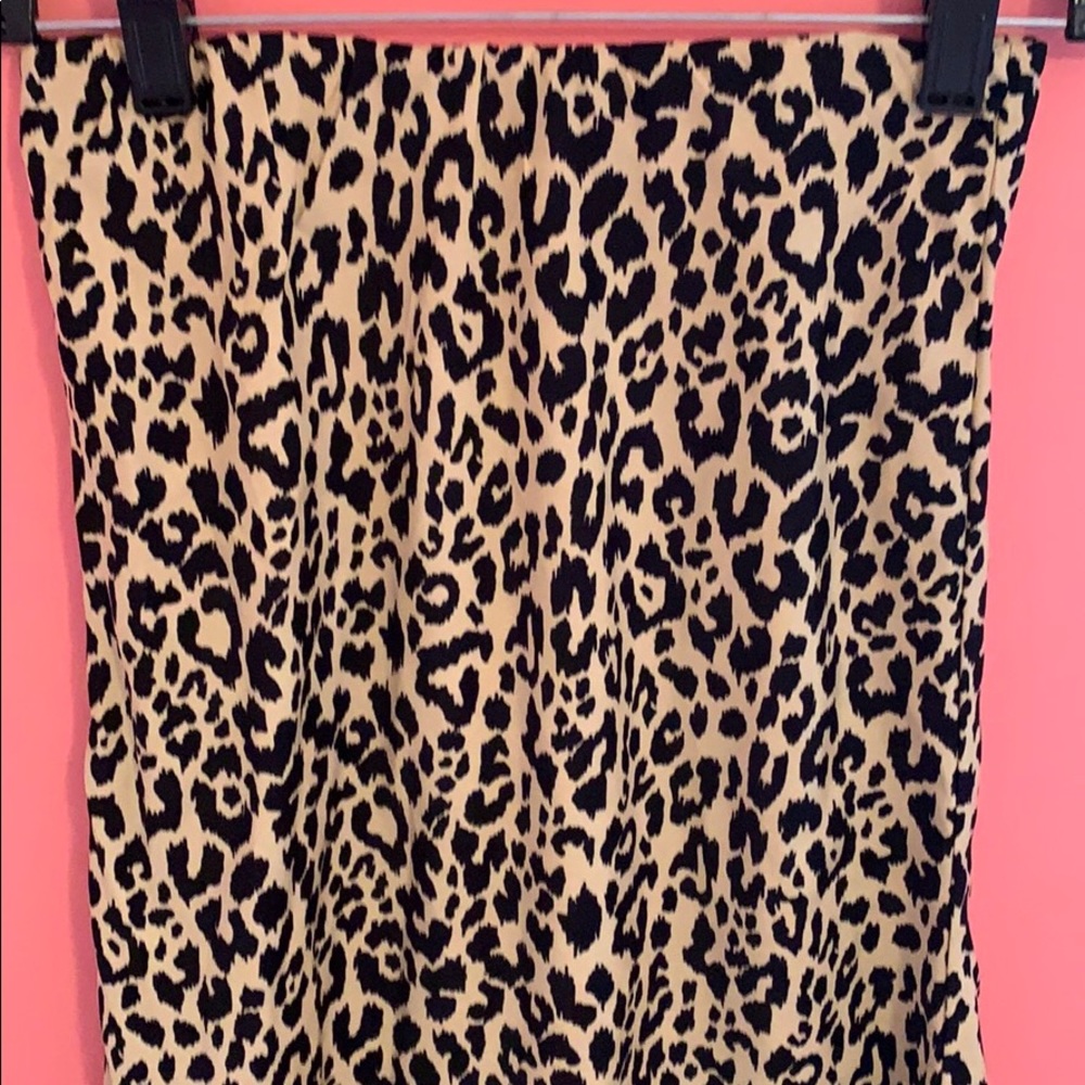 Hollister cheetah skirt